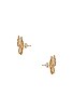 view 2 of 2 BOUCLES D'OREILLES ICED OUT in Gold