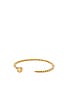 view 1 of 2 Roma Nail Cuff Bracelet in Gold