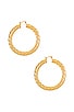 view 2 of 3 Milan Large Hoops in Gold