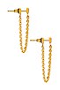 view 3 of 3 Venecia Earrings in Emerald