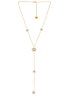 view 1 of 3 Lillian Burst Lariat Necklace in Gold