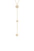 view 2 of 3 Lillian Burst Lariat Necklace in Gold
