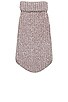 view 1 of 4 COZYCHIC RIBBED PET SWEATER ペット用セーター in Heathered Vintage Rose & Ballet Pink