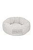 view 1 of 1 Small CozyChic Round Pet Bed in Pearl/Silver