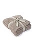 view 1 of 2 CozyChic Ribbed Throw in Sand
