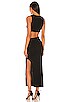 view 3 of 3 Riviera Knit Twist Midi Dress in Black
