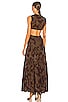 Desert Palm Maxi Dress, view 3 of 3, click to view large image.