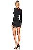 view 3 of 3 Myla Long Sleeve Mini Dress in Black