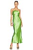 view 2 of 3 Moon Dance Strapless Midi Dress in Sweet Pea Green