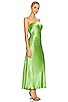 view 3 of 3 Moon Dance Strapless Midi Dress in Sweet Pea Green