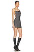 view 3 of 4 Heidi Apron Mini Dress in Charcoal