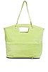 view 3 of 5 The Terry Tote in Lime
