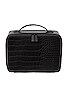 view 1 of 3 Cosmetic Case in Black Croc
