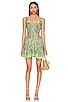 view 1 of 3 Rhea Mini Dress in Leaf Green