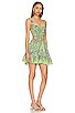 view 2 of 3 Rhea Mini Dress in Leaf Green
