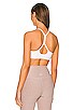 view 3 of 4 Spacedye Slim Racerback Bra in Cloud White