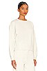 view 2 of 4 WFH Fleece Cropped Crew in Vintage White