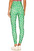 view 3 of 4 High Waisted Midi Legging in Honeydew Daisies