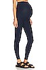 view 2 of 4 Love the Bump Maternity Pocket Midi Legging in Nocturnal Navy