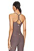 view 3 of 4 Spacedye Slim Racerback Cropped Tank in Woodland Heather