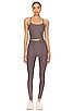view 4 of 4 Spacedye Slim Racerback Cropped Tank in Woodland Heather