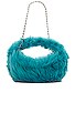 view 5 of 7 Baby Cush Faux Fur Shoulder Bag in Azur Toscana