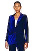 view 2 of 5 Velvet Blazer in Mazarine Blue