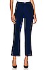 view 1 of 4 Velvet Pant in Mazarine Blue