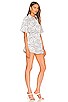 view 2 of 3 Button Front Romper in Denim Floral