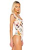 view 3 of 5 Tie Shoulder Bodysuit in Multi