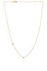 view 1 of 3 ASYMMETRICAL INITIAL ダイアモンドネックレス in 14K Yellow