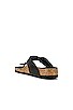 view 3 of 5 Gizeh High Shine Big Buckle Sandal in Black