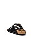 view 3 of 5 Arizona Big Buckle Gold Sandal in Black