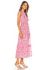 view 2 of 4 Iris Dress in Clover Field White Pink