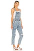 Denim Overalls, view 2, click to view large image.