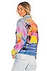 Airbrushed Denim Trucker Jacket, view 1 of 5, click to view large image.