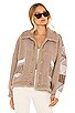 view 1 of 4 Sherpa Button Front Jacket in Comfort Queen