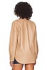 view 4 of 5 Faux Leather Shacket in Starting Over