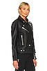 view 3 of 5 Vegan Leather Moto Jacket in Open Secret Ct