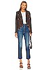 view 5 of 5 Faux Suede Moto Jacket in Chocolate Souffl?