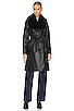 view 2 of 4 Vegan Leather Trench Coat in In The Moment