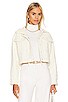 view 1 of 4 Tweed Cropped Jacket in Vanilla Creme