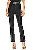view 1 of 4 Vegan Leather Straight Pant in New Habit