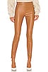 view 1 of 4 Skinny Faux Leather Pant in Camel