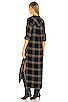 view 4 of 4 Duster Dress in Black Honey Plaid