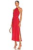 view 1 of 4 SMOCKED WAIST HALTER MIDI DRESS ドレス in Azaleza