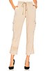 view 1 of 4 Frayed Hem Utility Cargo Pant in Khaki