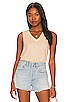 view 1 of 4 Easy V-Neck Tank in Khaki Sand