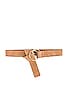 view 1 of 3 Tumble Suede Belt in Sand & Gold