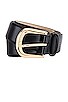 view 3 of 3 Kennedy Corset Belt in Black & Gold